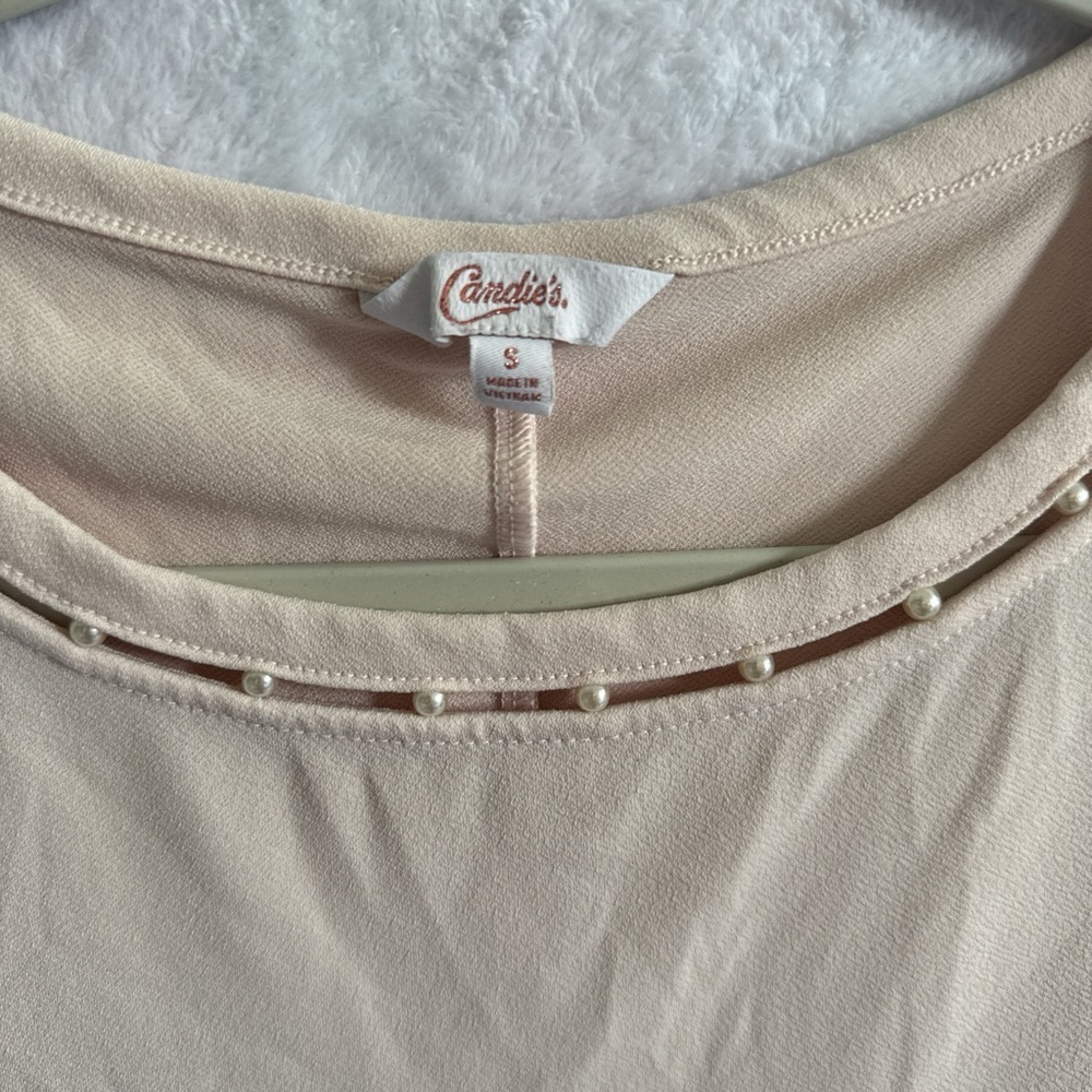 Candie's pink Ruffle Sleeve Blouse - Picture 3 of 10